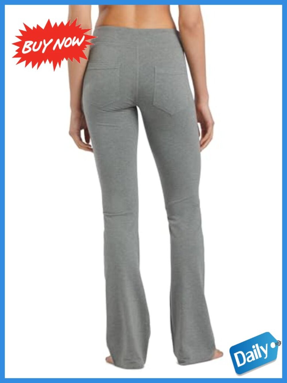 Womens Bootcut Yoga Pants Organic Cotton Modal Stretch Athletic Activewear